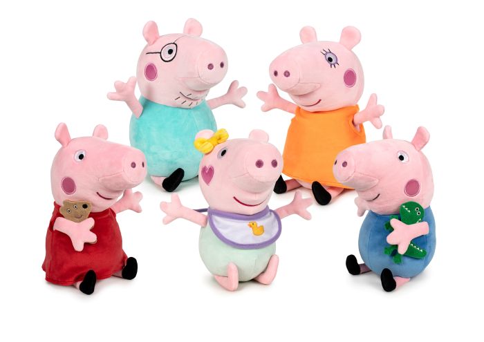 (Mis 2) PEPPA PIG Family Peluche 20cm 5ass…x24